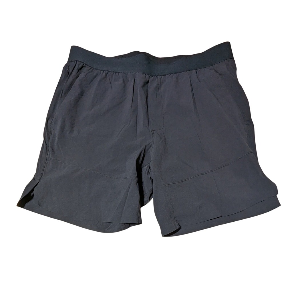 Ten Thousand Distance Short Mens Medium Black 7" Lined Pockets Athletic Gym Wear